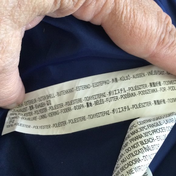 Zara Basic Lightweight Navy Blue Jacket, Small - Picture 5 of 5